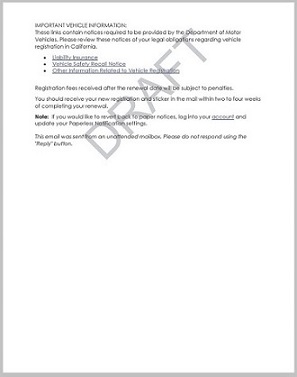 Sample Electronic Renewal Notice Page Two
